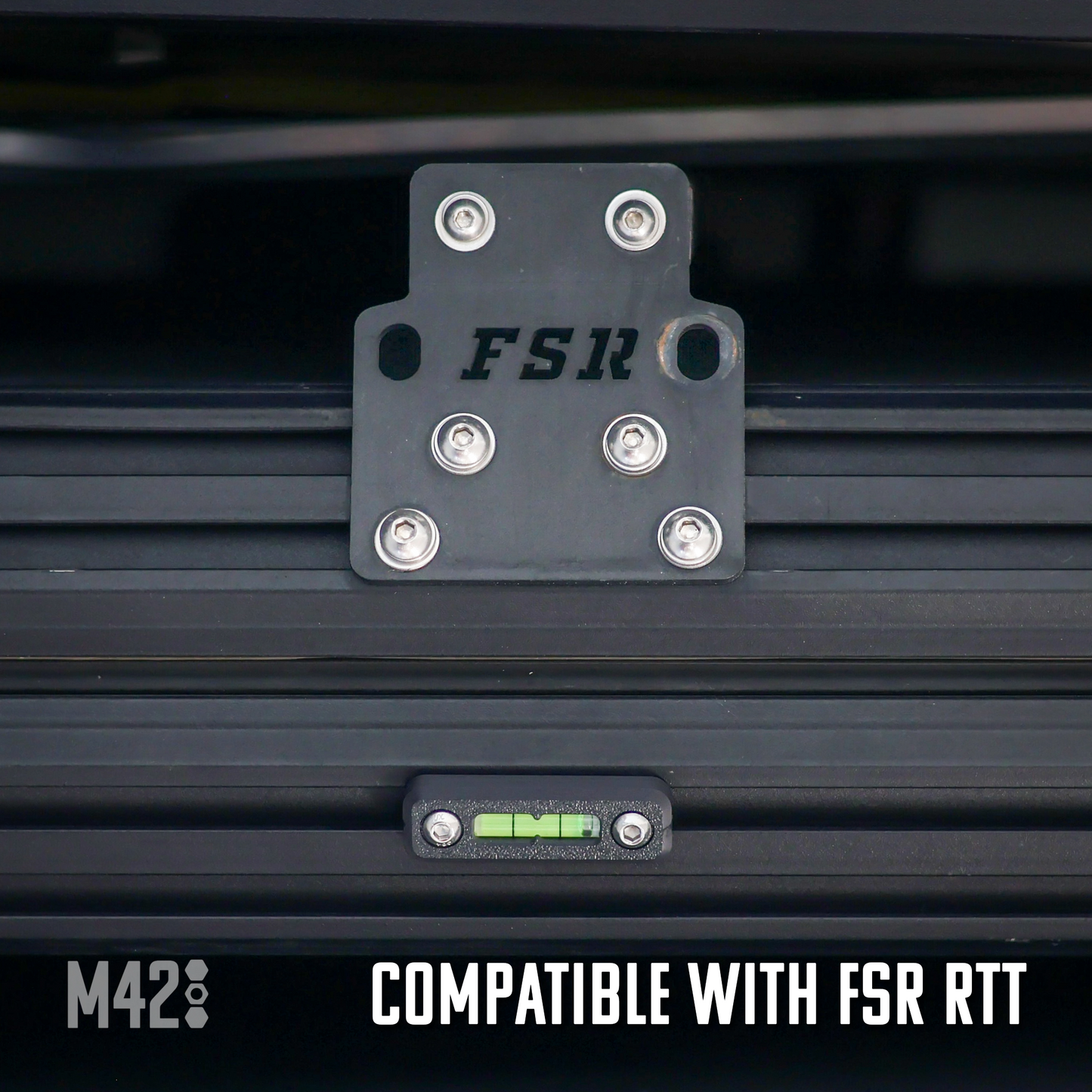 2-Pack Rooftop Tent Level Kit with Hardware – Fits Roofnest, FSR, Intrepid & More